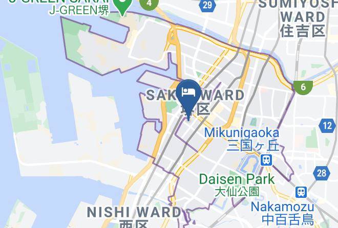 Sakai City Sakai Ward - Hotel Il Grandit Maps