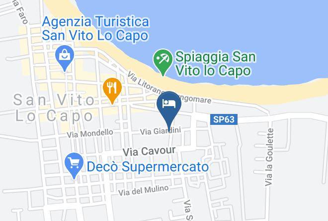 Trapani - Hotel Il Melograno Maps