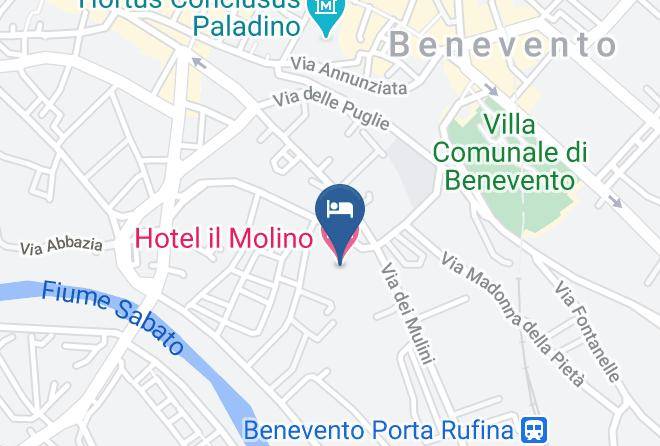 Benevento - Hotel Il Molino Maps