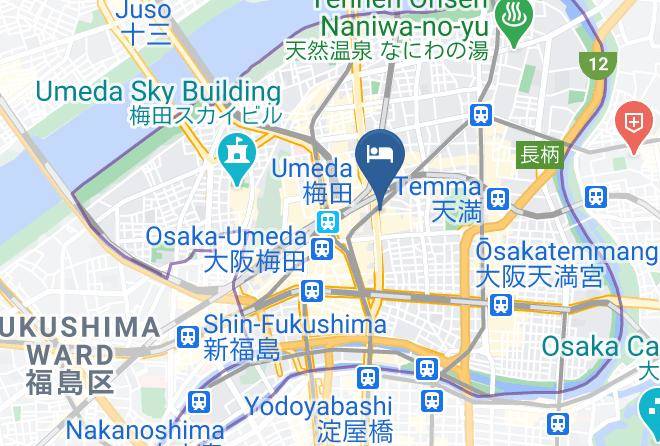 Osaka City Kita Ward - Hotel Il Monte Maps