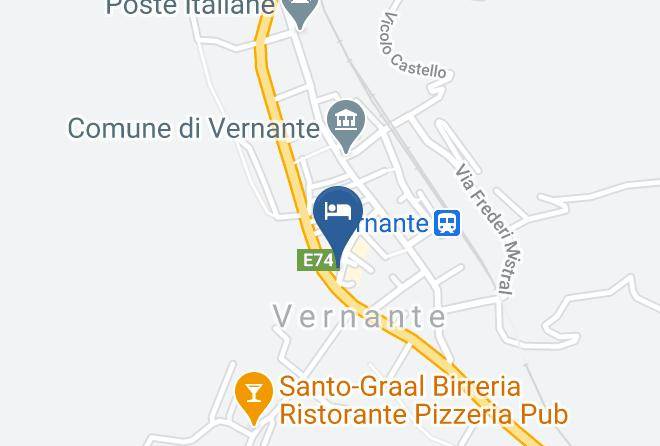 Cuneo - Hotel Il Nazionale Di Vernante Maps