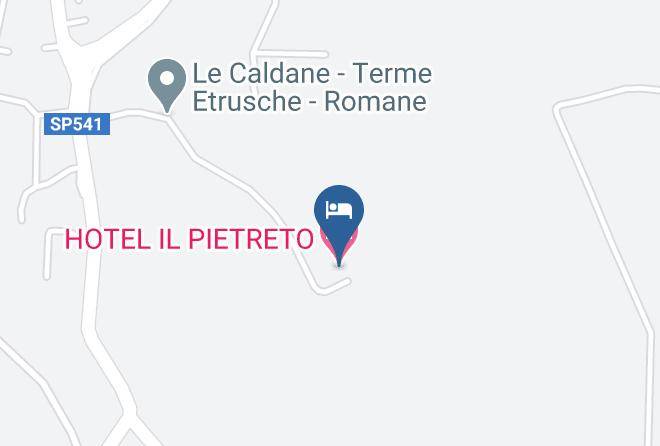 Hotel Il Pietreto Map