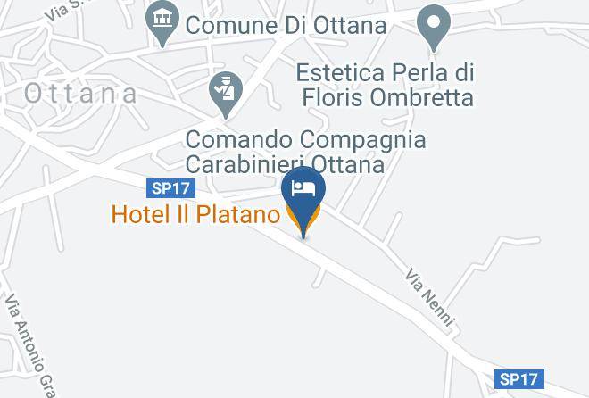 Nuoro - Hotel Il Platano Maps