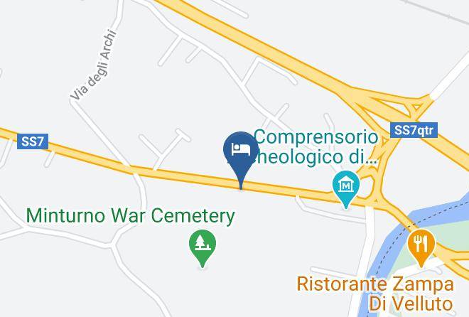 Latina - Albergo Il Postiglione Maps