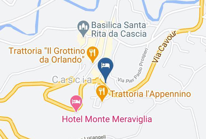 Perugia - Hotel Il Quadrifoglio Maps