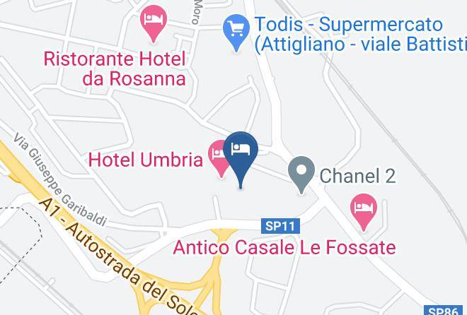 Terni - Hotel Il Roscio Maps