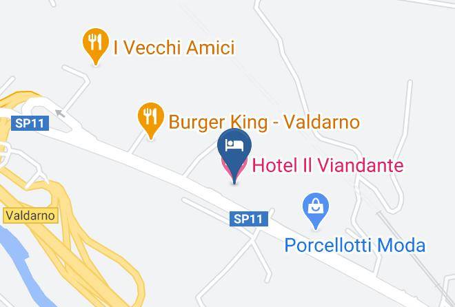 Arezzo - Hotel Il Viandante Maps