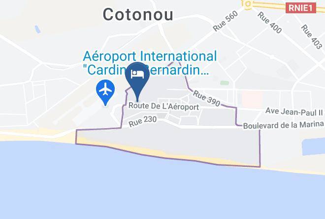 Cotonou - Hotel Ile De Reve Aeroport Maps