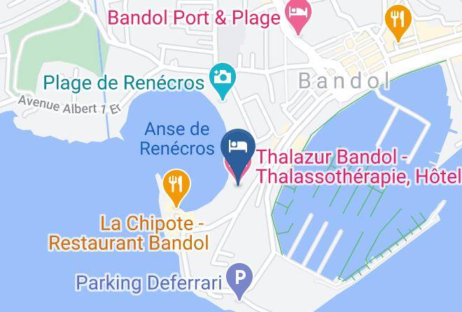 Var - Thalazur Bandol Thalassotherapie Hotel & Spa Maps