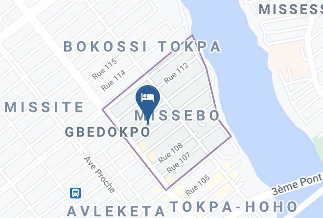 Cotonou - Hotel Ilewa Maps