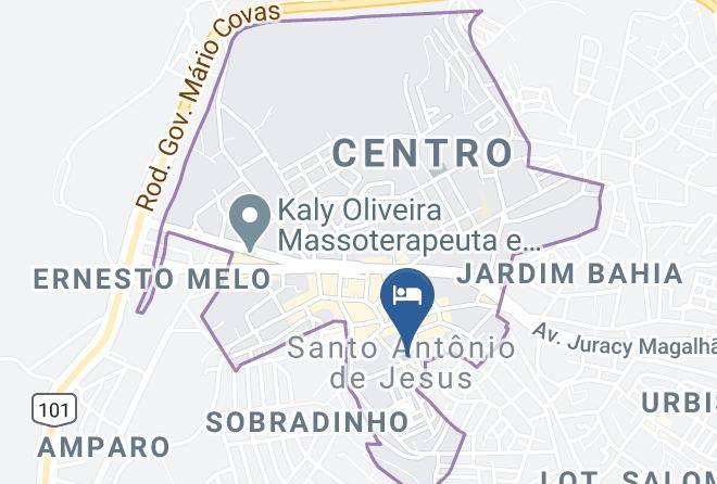 Santo Antonio De Jesus - Hotel Ilha Bela Maps