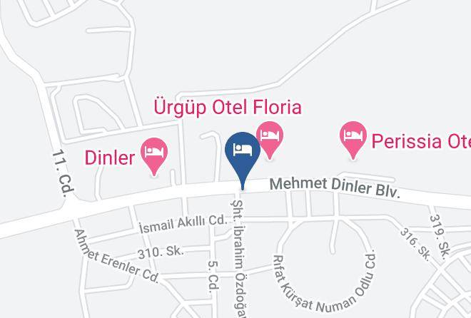 Urgup - Hotel Ilhan Maps