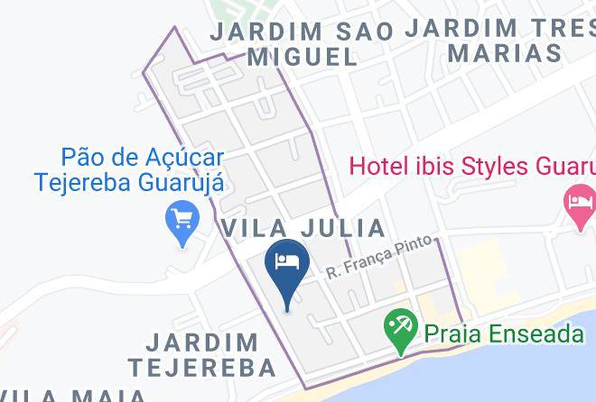 Guaruja - Hotel Ilhas Da Grecia Maps