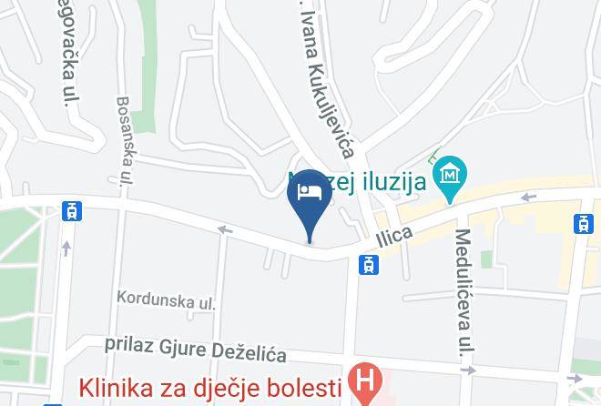 Zagreb - Hotel Ilica Maps