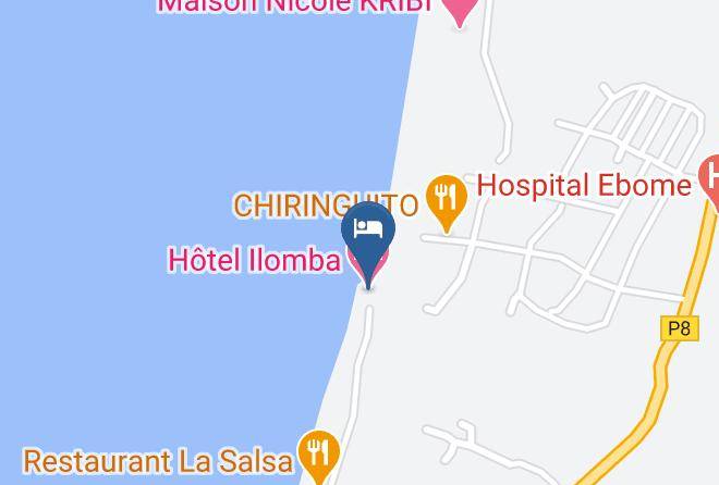 Hotel Ilomba Map - Sud - Ocean