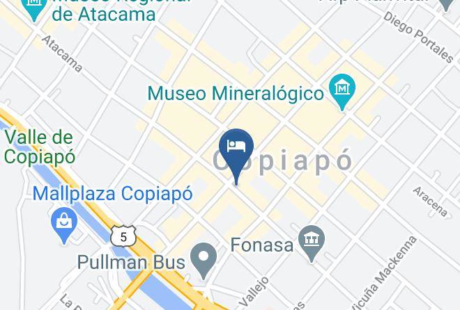 Copiapo Province - Hotel Ilriposo Y Rent A Car Maps