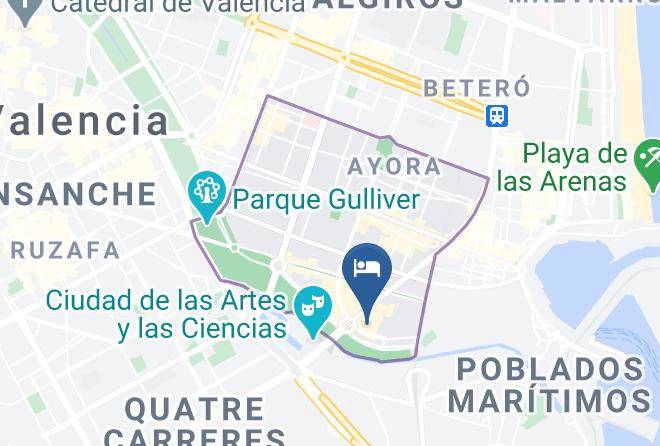 Valencia - Ilunion Aqua 4 Maps