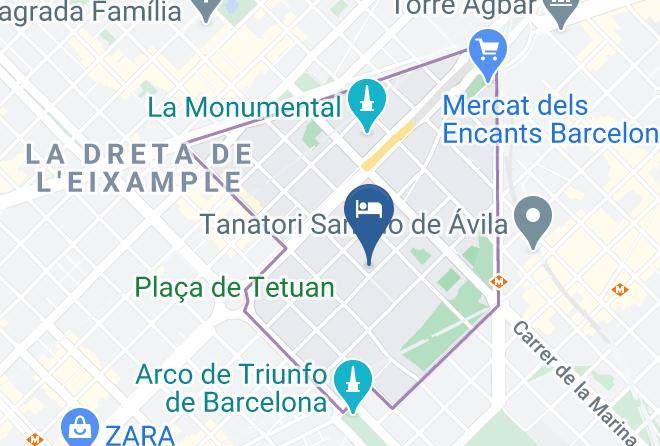 Barcelona - Ilunion Auditori Maps
