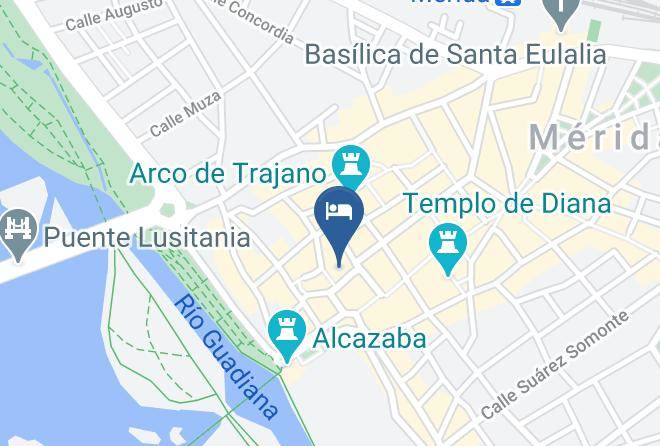 Badajoz - Hotel Ilunion Merida Palace Maps