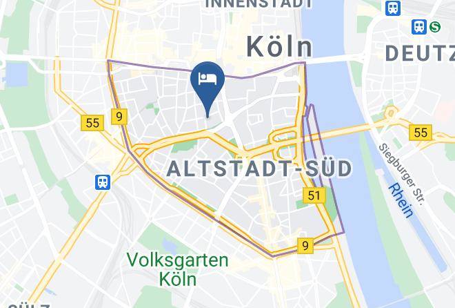 Cologne - Wasserturm Hotel Cologne Curio Collection By Hilton Maps