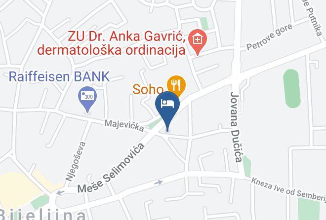 Bijeljina - Hotel Ima Dana Maps