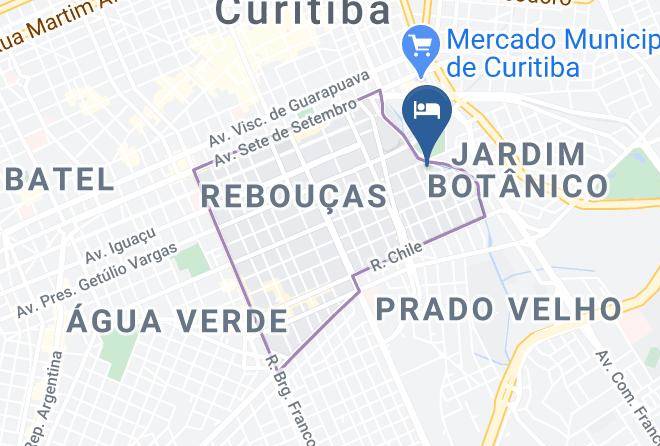 Curitiba - Hotel Imaculada Maps