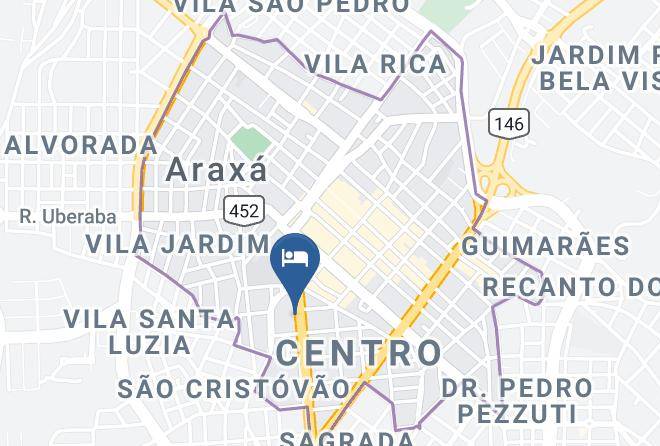 Araxa - Hotel Imbiara Maps