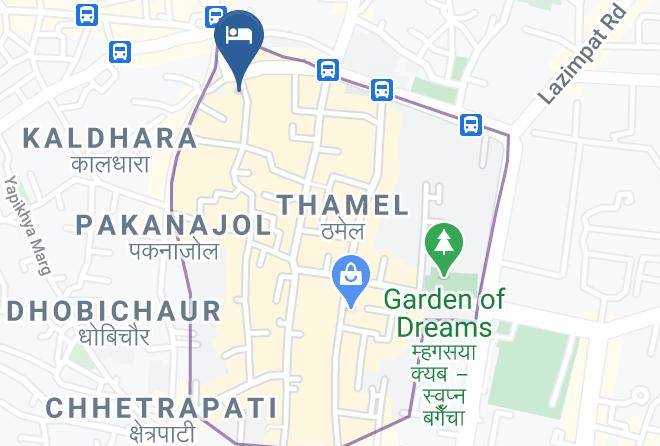 Kathmandu - Hotel Impala Garden Maps