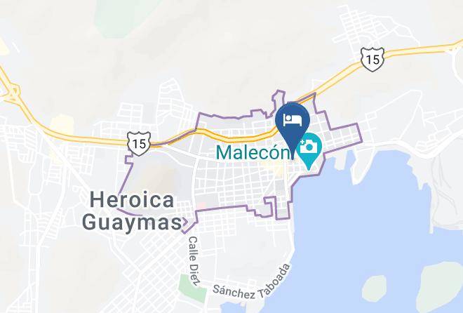Guaymas - Hotel Impala Maps