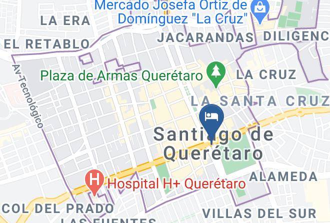 Santiago De Queretaro - Hi Hotel Impala Maps