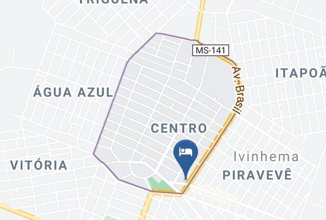 Ivinhema - Hotel Imperador In Maps
