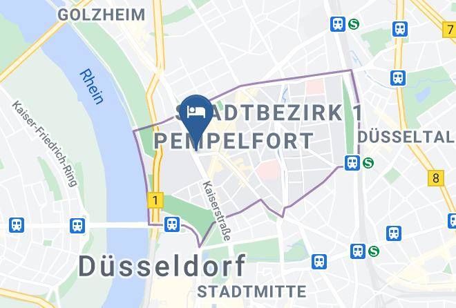 Dusseldorf - Hotel Imperial Dusseldorf Maps