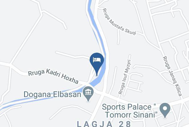 Elbasan - Hotel Imperial Maps
