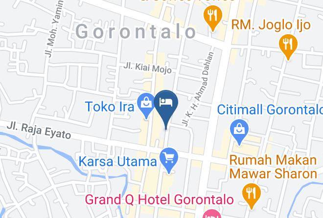 Kota Gorontalo - Hotel Imperial Maps