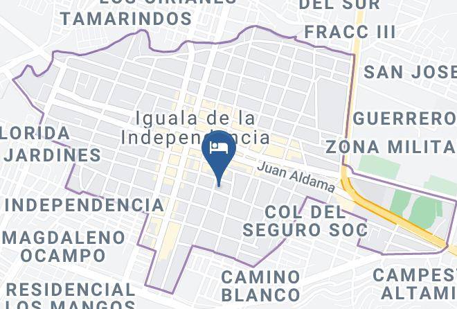 Iguala De La Independencia - Hotel Imperial Maps