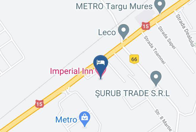 Targu Mures - Hotel Imperial Inn Maps