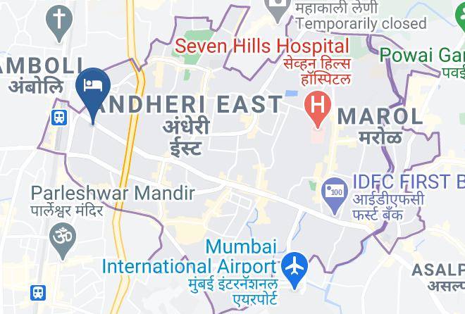 Mumbai - Hotel Imperial Palace Maps