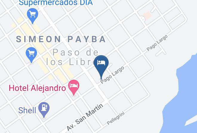 Paso De Los Libres - Hotel Imperial Maps
