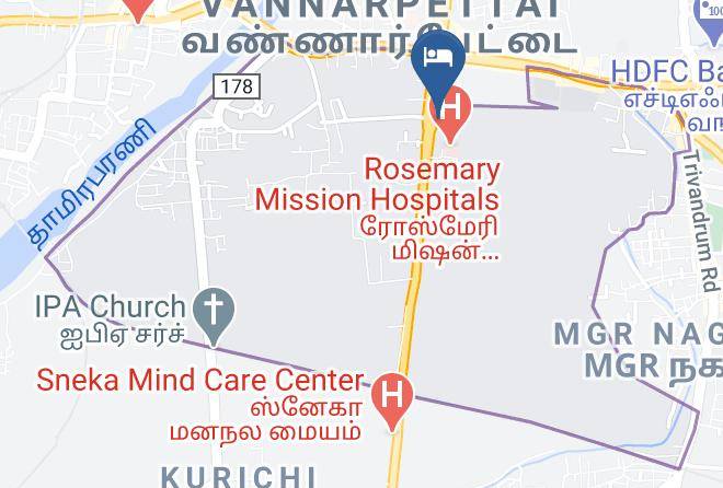 Palayankottai - Hotel Imperial Regency Maps