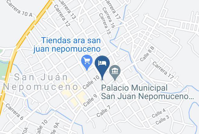 San Juan Nepomuceno - Hotel Imperial Maps