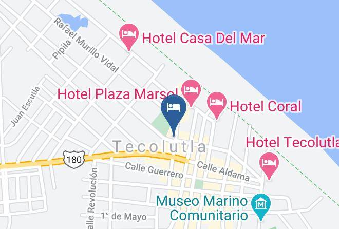 Tecolutla - Hotel Imperial Maps