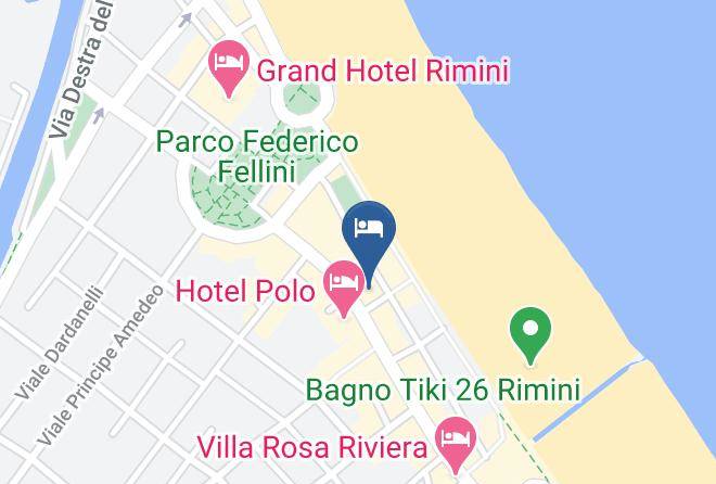 Rimini - Hotel Imperiale Rimini Maps