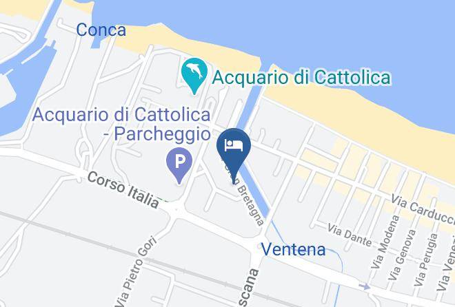 Rimini - Hotel Imperiale Maps