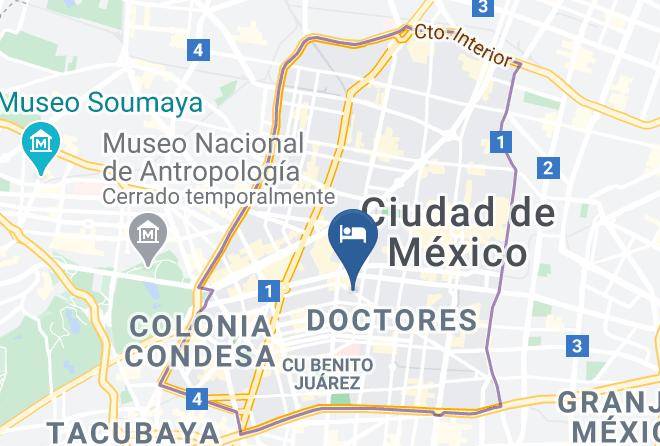 Cuauhtemoc - Hotel Imperio Maps