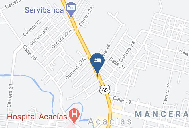 Hotel Imperio Del Llano Map