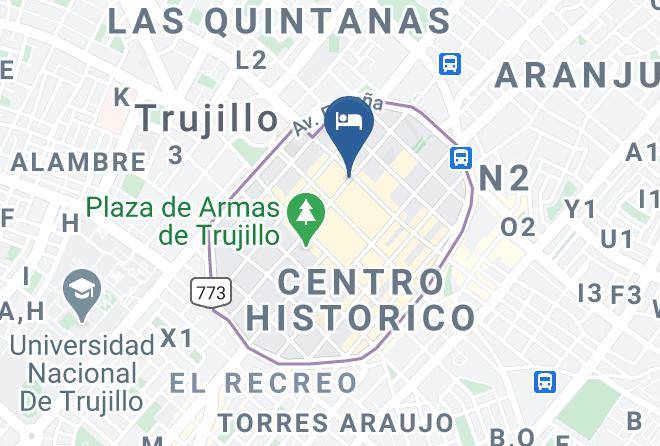 Trujillo - Hotel Imperio Real Maps