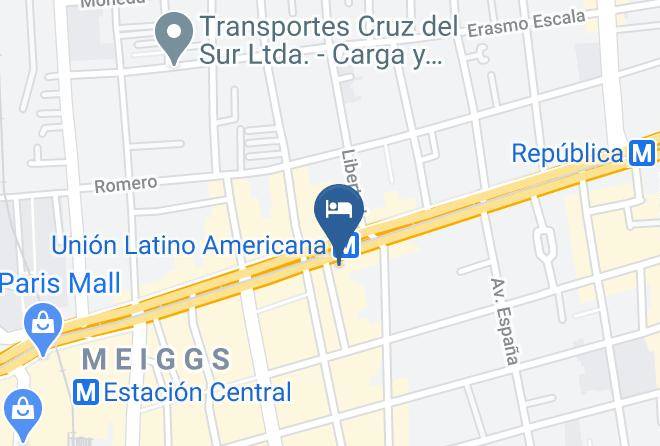 Santiago - Hotel Imperio Suites Maps