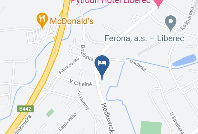 Liberec - Hotel Impuls Maps