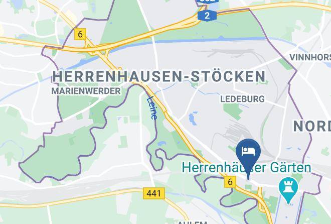 Stadt Hannover - Hotel In Herrenhausen Maps