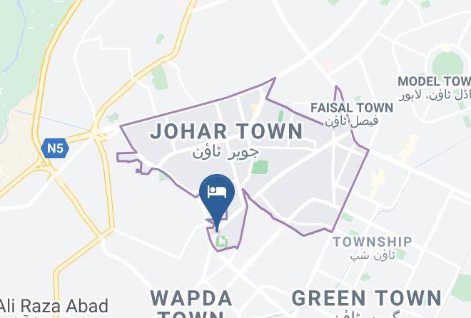 Islamabad - Hotel In Johar Town Lahore Maps